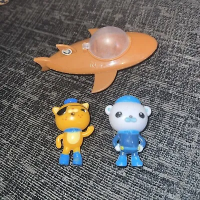 Octonauts Captain Barnacles And Kwazil Plastic Figures And Gup B • £4.99