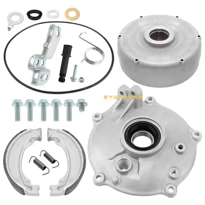 For Honda Recon 250 Rear Brake Drum Hub Plate Cover Shoes Bearing Seal Kit 1997+ • $289.97