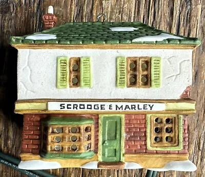 Dept 56 Ornament Dicken Village SCROOGE AND MARLEY COUNTING HOUSE 98745 • $24.56