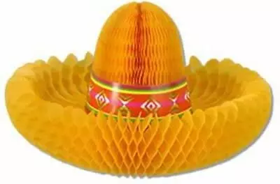 Fiesta Tissue Sombrero Centerpiece Fiesta Mexican International Decoration • $5.39