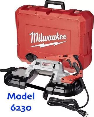 Milwaukee Deep Cut Band Saw Kit 6.0 Amps Model# 6230 - 0-350 Fpm Speed • $167.21