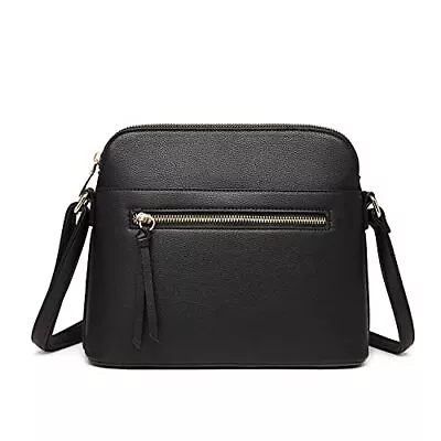 LA TERRE Small Crossbody Bag Leather Shoulder Bag Purse With Zipper Pocket Ad... • $34.23