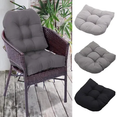 2/4x Chair Seat Pads Cushions Dining Garden Room Kitchen Patio Soft Cushion Mat • £12.95