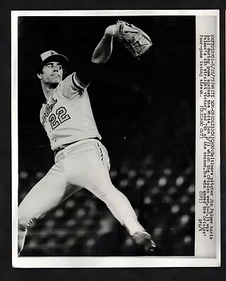 Press Photo 1975  Jim Palmer Baltimore Orioles Vs White Sox Orioles Won 6-2 • $14.88