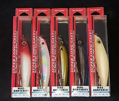 🔥 LOT OF 5 🔥 Yo-Zuri MAG DARTER LURES Striper Bait Yozuri Casting Crankbait 5  • $37