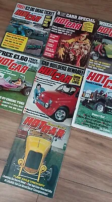 Vintage Hot Car Magazines 7 Issues 70s/80s Hot Rods/america Graffiti Garage • £7.95