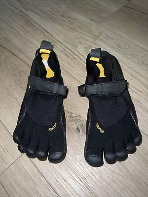 Vibram FiveFingers Alitza Black Stretch Strap Strappy Light W37 Womens 6.5 • $39.99