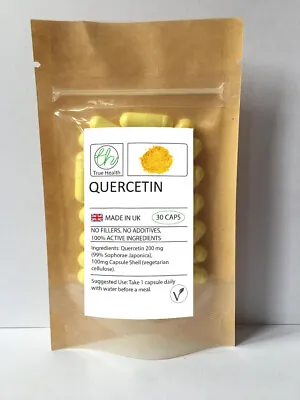 Quercetin Extract 200mg (99% Quercetin) Vegan Capsules • £4.19
