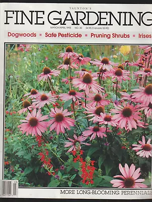 1993 FINE GARDENING Dogwoods Safe Pesticide Pruning Shrubs Irises Perennials • $6.95