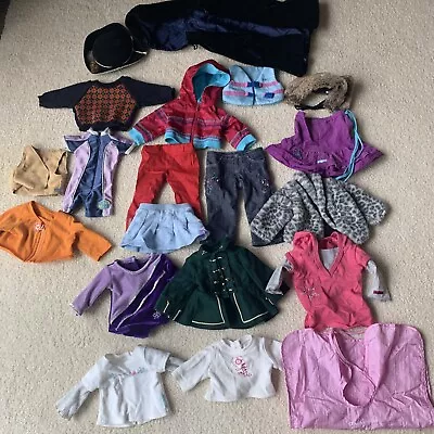 RETIRED AMERICAN GIRL DOLL CLOTHING LOT  COAT  DRESS SHOES  Hat 20 Pieces • $15