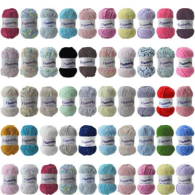 James Brett Flutterby Yarn - Chunky Knitting Wool - All Colours - 100g - ❤️🧶🧶 • £5.20