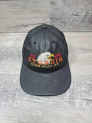 Vintage 1999 Sturgis Black Hills Rally Bike Motorcycle Eagle Adjustable Hat Cap • $10.46