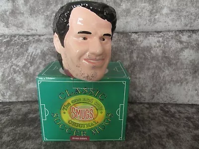 Ryan Giggs Manchester United Ceramic 3D Smugs Mug 1997 Croco Toys Boxed • £2.99