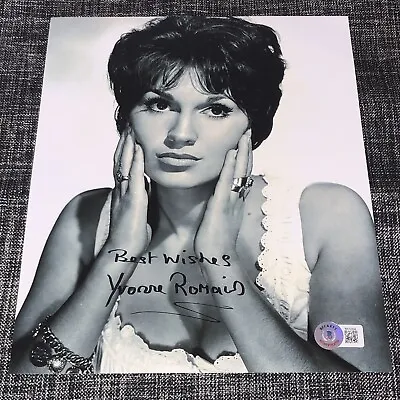 Yvonne Romain Signed Autograph 8x10 Photo Actress Legend Beckett Bas Coa • $84.30