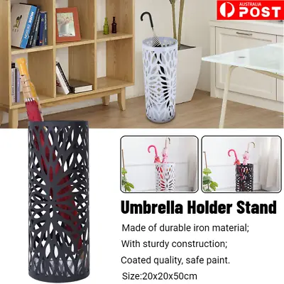 $46.95 • Buy Vintage Style Metal Umbrella Holder Stand 50cm H X 22cmD @2 Colors Fashionable