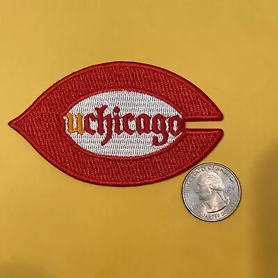 $6.75 • Buy UCHICAGO University Of Chicago Vintage Embroidered Iron On Patch 3.5” X 2”