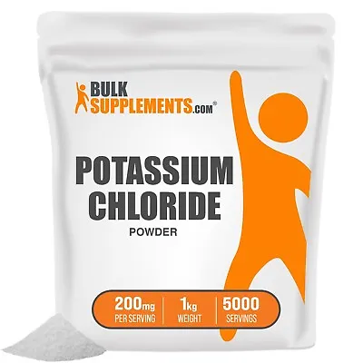 BulkSupplements Potassium Chloride Powder - Electrolyte Supplement • $12.96