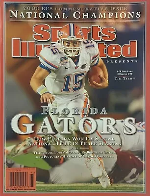 Florida Gators Tim Tebow National Champ Sports Illustrated  Commemorative Issue  • $28.95