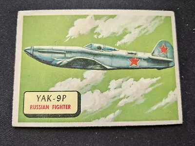 1957 Topps Planes Of The World Card # 94 Yak-9P - Russian Fighter (VG) • $4.95