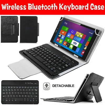 Black For Amazon Fire HD 8/HD 8 Plus 2020 Tablet Universal Keyboard Leather Case • $18.99