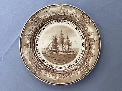$50 • Buy Wedgwood The American Clipper Ship Ann Mc Kim 9Ã Historical Plate 1949