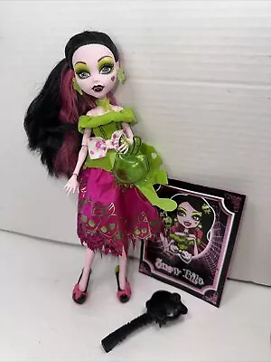 Monster High Draculaura Doll Snow Bite Scarily Ever After Bow Diary • $89.99