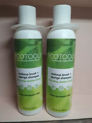 Lot Of 2 Ecotools Makeup Brush & Sponge Cleaner Cleansing Shampoo 6 Oz • $18.99