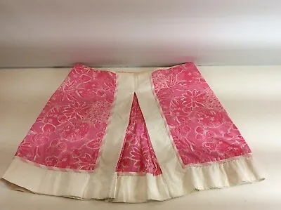 Vintage Lilly Pulitzer Pink Floral Golf Skirt Size 8 • $29.99