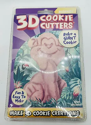 Monkey 3D Cookie Cutters - Make 3D Cookie  Creations- Fun & Easy- Giant Cookie • $12.91