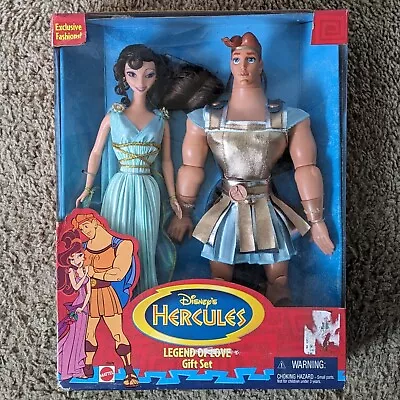 VTG 1997 Mattel Hercules & Megara Disney Legend Of Love Gift Set Toys R Us RARE • $100