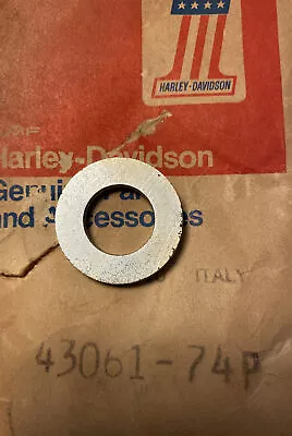 Harley Davidson 74-78 SX175 SX250 SS175 SS250 NOS Front Axle Washer 43061-74P • $4.35