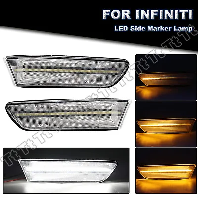 For 2003-07 Infiniti G35 Coupe Sequential LED Side Marker Light Turn Signal Lamp • $35.63