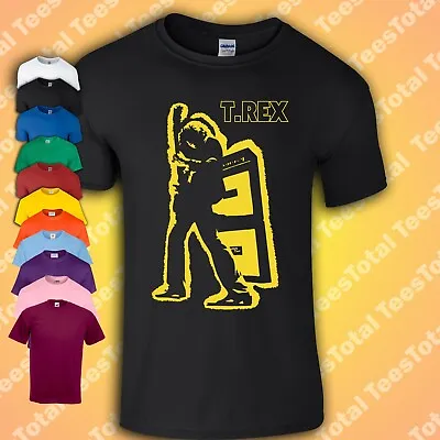 T Rex Marc Bolan Electric Warrior T-Shirt Tee | Tyrannosaurus Rex Mickey Finn • $21.46