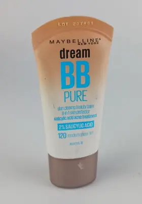 Maybelline Dream Bb Pure 8 In 1 Beauty Balm 120 Medium Sheer Tint • $10.95