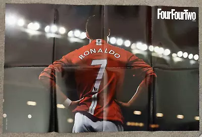 Cristiano RONALDO ROONEY Manchester U 2009 Poster Four Four Two Magazine Size A1 • $17