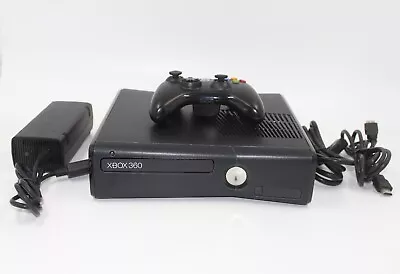 Microsoft Xbox 360 Slim Console Black - Excellent • $134.99