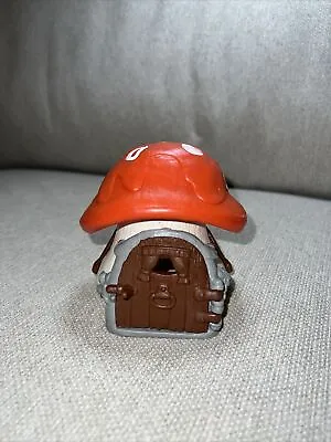 Smurf Vtg Mushroom House Red Roof Playset Cottage Schleich Peyo 1978 Smurf House • $22.39