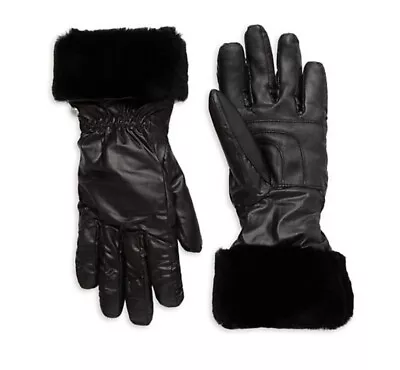 New Ladies UGG Shearling-Trim Leather Gloves ****ALL SIZES**** FREE SHIPPING • $25