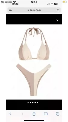 ZAFUL Ladies Padded Bikini Set BNWT Size 12 L • £8.50