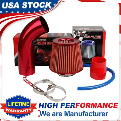 3  Cold Air Intake Filter Clamp Induction Kit Power Flow Hose System Accessories • $40.99