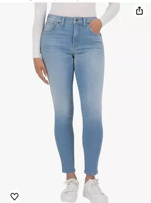 Kirkland Signature Women's High-Rise Skinny Jeans Light & Dark Blue UK8101214 • £9.95