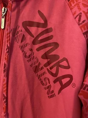 ZUMBA HOODIE Pink - Instructor - Size L • £3.50