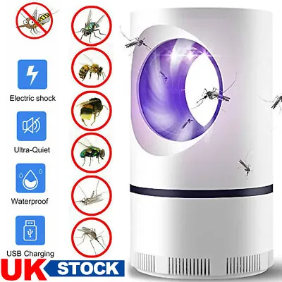 £4.02 • Buy Electric USB Insect Mosquito Killer Bug Zapper Fly Pest Catcher Trap LED Lamp UK