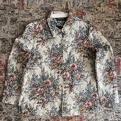 Vintage Floral Gobelin Tapestry Shirt Jacket Multicolor Men's S Craig Green Bode • $100