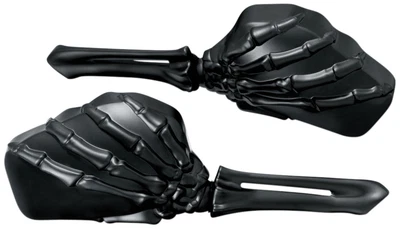 $172.24 • Buy Kuryakyn Skeleton Hand Mirrors W/Black Stems & Black Heads (1758)