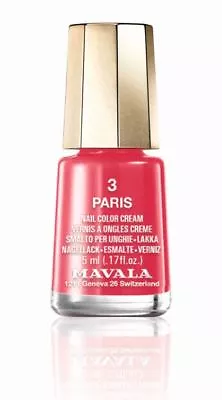 Mavala Free-of-12-harmful Ingred Mini Nail Polish Color Paris Lighter Cool Red  • $8