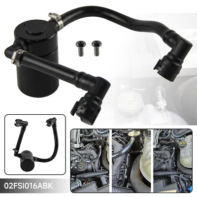 Oil Separator 3.0 Compatible For 2018-2023 Ford Mustang GT Passenger Side Black • $158.77