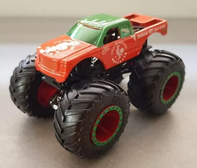 Hot Wheels Monster Trucks Sriracha Hot Chili Sauce Red Orange 1:64 Scale Diecast • £5.99