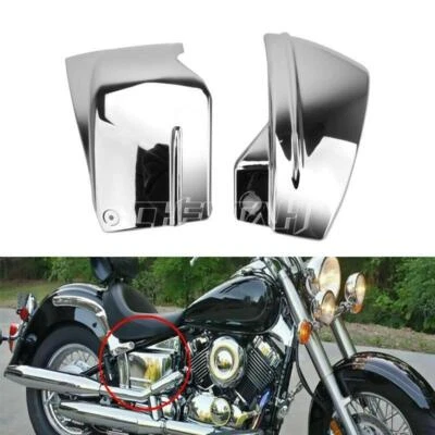 $41.99 • Buy Chrome Battery Side Covers For Yamaha V Star 650 XVS650 Custom XVS650A Classic