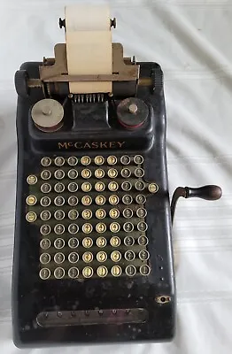 Vintage Victor McCaskey Cash Register Adding Machine - Model 66700 - Works! • $250